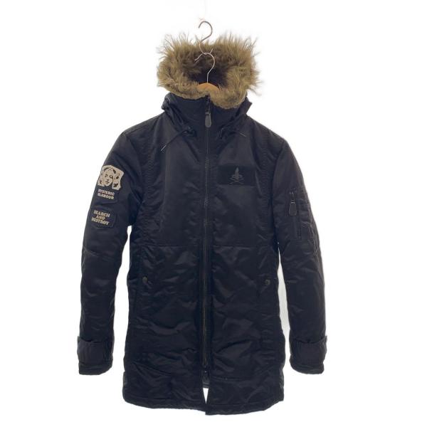 HYSTERIC GLAMOUR◆PRIMALOFT N-3B 中綿ミリタリージャケット/S/ナイロ...