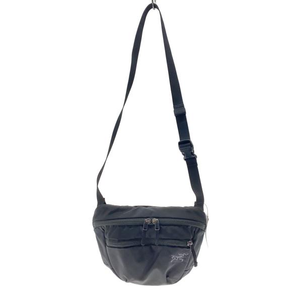 ARC’TERYX◆ショルダーバッグ/ポリエステル/BLK/無地/マンティス2