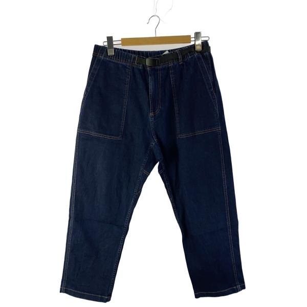 GRAMICCI◆STRETCH DENIM LOOSE TAPERED PANT/L/コットン/B...
