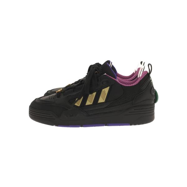 adidas◆ローカットスニーカー/27cm/BLK/H06442/遊戯王コラボ/カード欠品