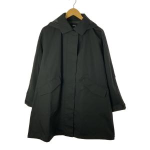 UNIQLO◆23AW/ブロックテックリラックスハーフコート/M/ポリエステル/BLK/211-45...