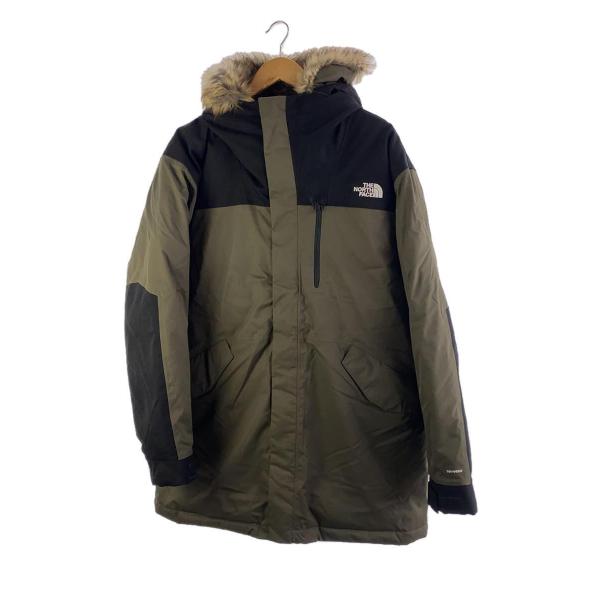 THE NORTH FACE◆ダウンジャケット/XL/ナイロン/KHK/NF0A2RFU