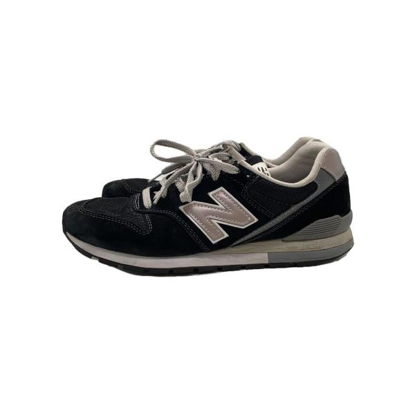 NEW BALANCE◆ローカットスニーカー/25.5cm/BLK/スウェード/CM996BK2