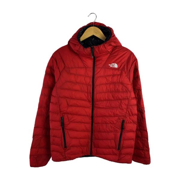 THE NORTH FACE◆THUNDER HOODIE_サンダーフーディ/L/ナイロン/RED/...