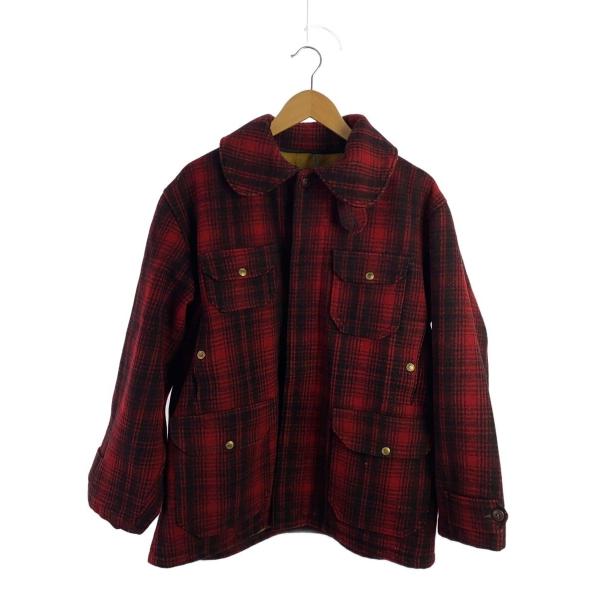 Woolrich◆ハンティングジャケット/50s/503/44/ウール/RED