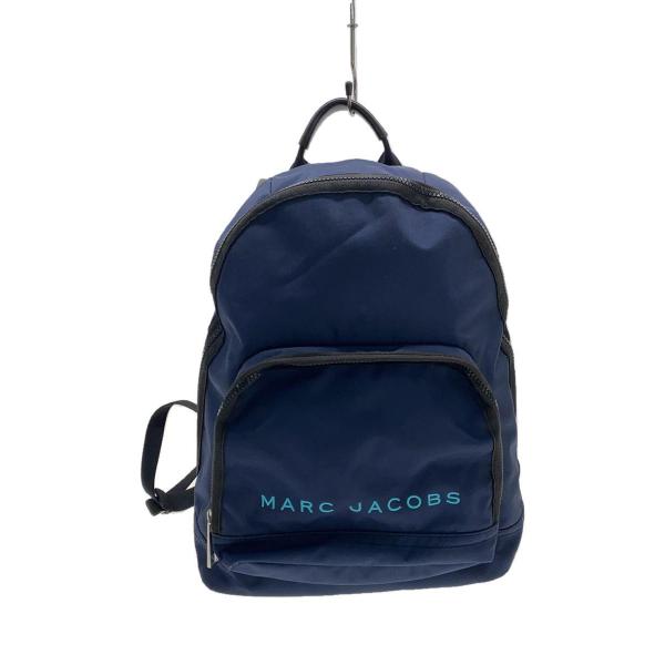 MARC JACOBS◆リュック/ナイロン/BLU/無地/M0014780/マークジェイコブス