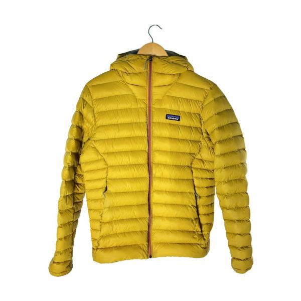 patagonia◆ダウンジャケット/ダウンセーターフーディ/S/ナイロン/YLW/84702FA2...
