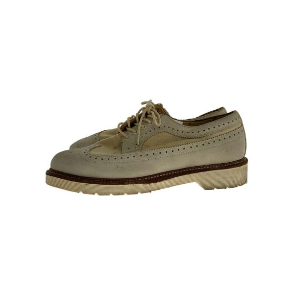 Dr.Martens◆ウイングチップ/メダリオン/ドレスシューズ/UK8/キャメル/スウェード