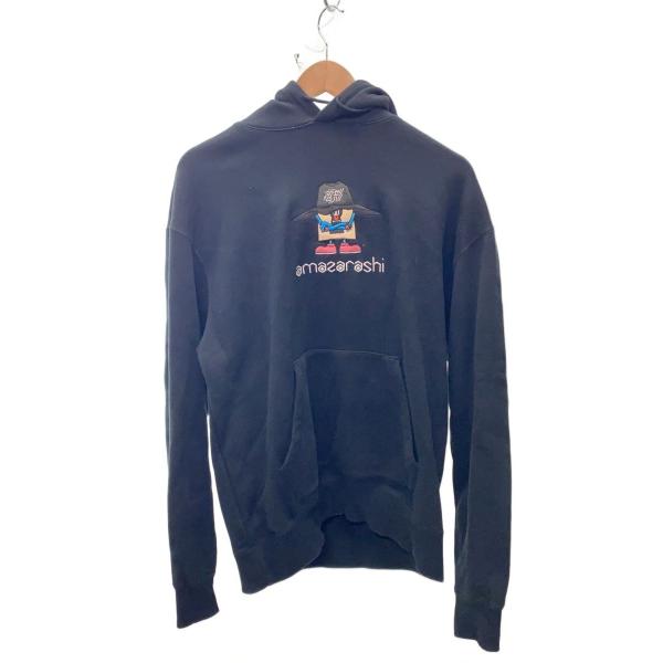 vaultroom◆パーカー/L/コットン/BLK/AMAZARASHI/DENEI LAB