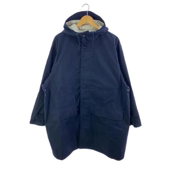 JUST RIGHT/22AW/MS Hooded Coat/XL/コットン/NVY/JR-22-O...