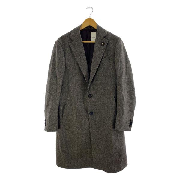 LARDINI◆チェスターコート/50/ウール/GRY/JQ23636AQ//