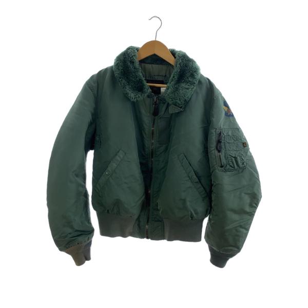 ALPHA INDUSTRIES◆90s/B-15D/50s復刻/フライトジャケット/M/ナイロン/...
