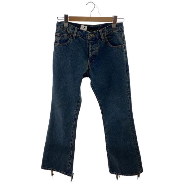 JUN NAKAYAMA◆CRASH DENIM PANTS/ダメージ加工/ボトム/28/コットン/...