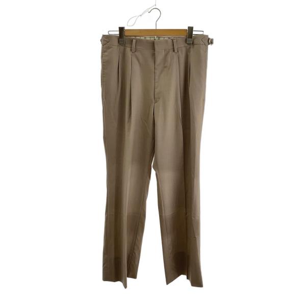 MAATEE&amp;SONS◆25SS/SHIRAHAMA/スラックスパンツ/2/ウール/BEG/MT51...