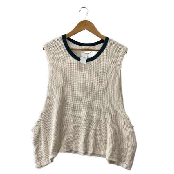 refomed◆COTTON LAYERED MESH BIBS/2/コットン/WHT