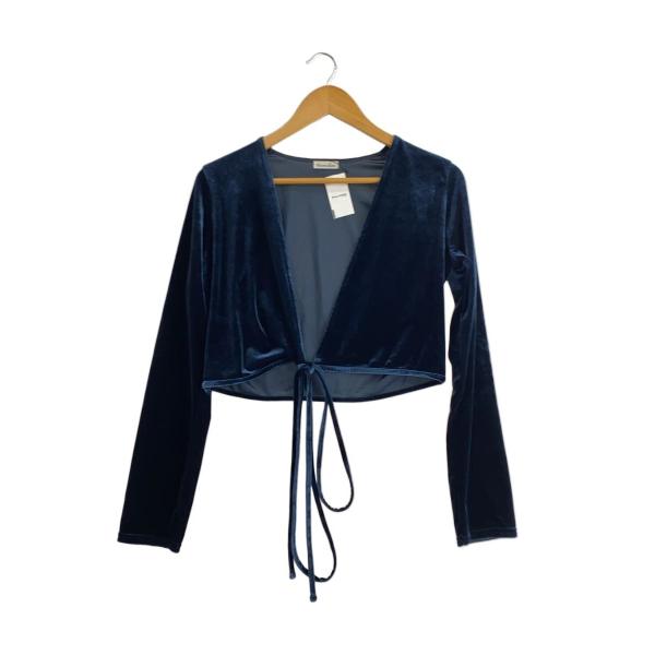 Steven Alan◆VELOUR CACHE COEUR CARDIGAN/NVY/8227-2...