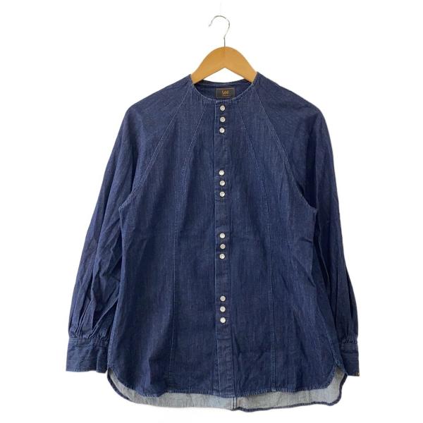 AMERI◆DENIM SHIRT/長袖シャツ/FREE/デニム/IDG/LB9349//