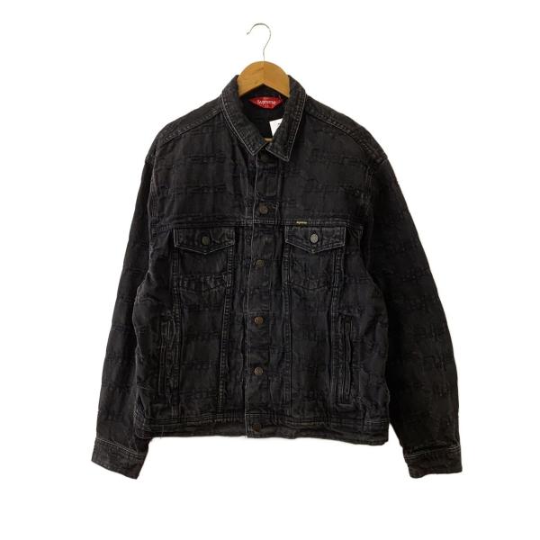 Supreme◆21SS/Frayed Logos Denim Trucker Jacket/Gジャ...