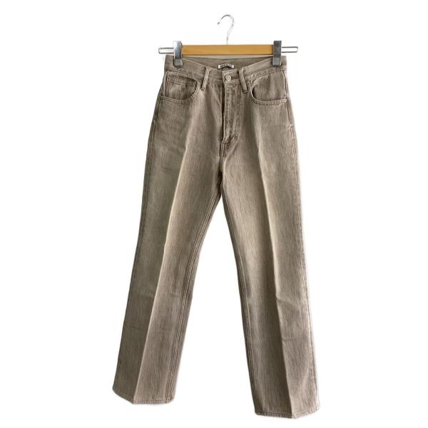 AURALEE◆22SS/HARD TWIST FADED BROWN DENIMN 5P PANT...