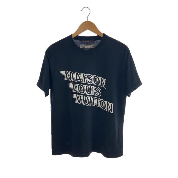 LOUIS VUITTON◆Tシャツ/XS/コットン/BLK/無地/RM2129 HA0 HLM31...
