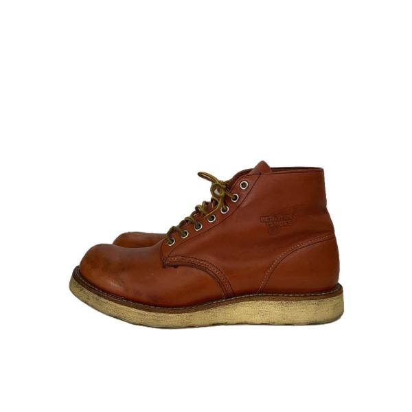 RED WING◆レースアップブーツ/US8/BRW/レザー/8166