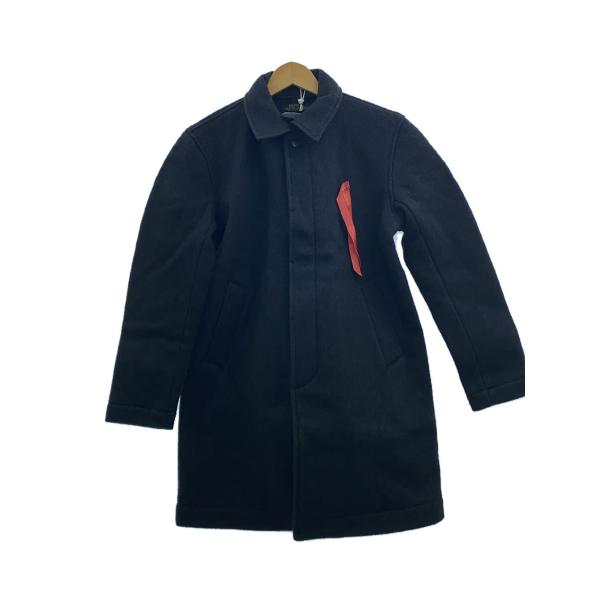 Brown’s BEACH JACKET◆ステンカラーコート/36/ウール/BLK/BBJ10-00...