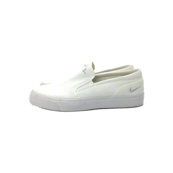 NIKE◆WMNS TOKI SLIP CANVAS/ウィメンズトキスリップキャンバス/ホワイト/7...