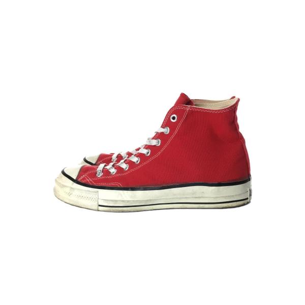 CONVERSE◆80s/USA製/当て布/インソール青字/12 1/2/シューズ/--/RED