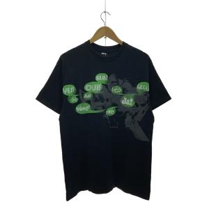 STUSSY◆BRENT ROLLINS/Tシャツ/L/コットン/BLK//