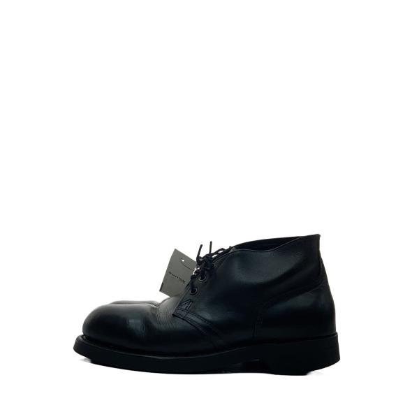 US.NAVY◆70s/チャッカブーツ/チャッカブーツ/27cm/BLK/レザー