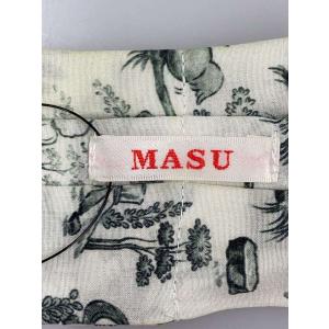 MASU◆スカーフ/--/WHT/総柄/メンズ//の詳細画像2