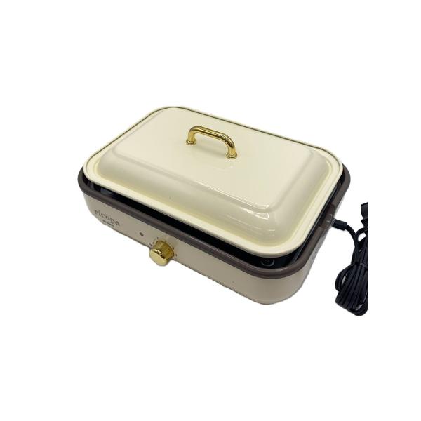 IRIS OHYAMA◆ホットプレート ricopa MHP-R102-C [アイボリー]