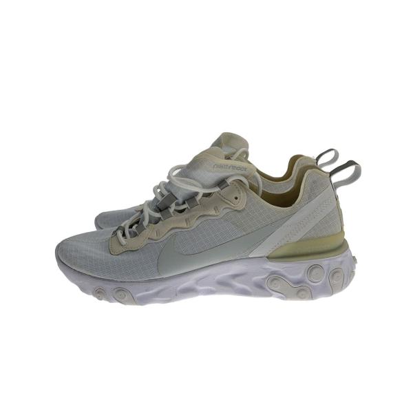 NIKE◆REACT ELEMENT 55 SE SU19/リアクトエレメント/ホワイト/BQ616...