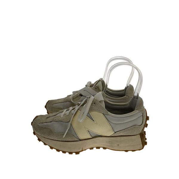 NEW BALANCE◆WS327/ブルー/24.5cm/BEG/スウェード