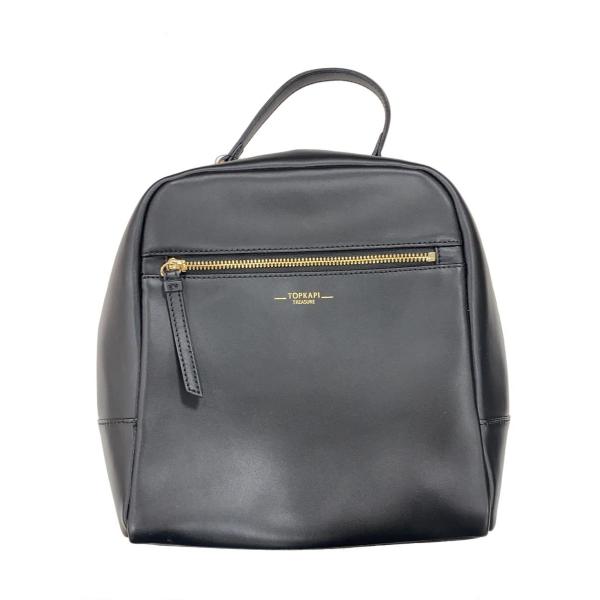 TOPKAPI◆リュック/レザー/BLK/無地