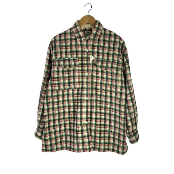 AMERI◆ジャケット/FREE/ポリエステル/GRN/チェック/0224204710530