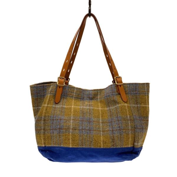 TREASURE TOPKAPI◆トートバッグ/マルチカラー/チェック