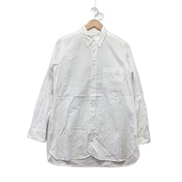 Sans Limite◆長袖シャツ/O/コットン/WHT/S1601007/首汚れ有//