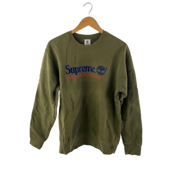 Supreme◆20SS/Timberland crew neck/スウェット/M/コットン/KHK