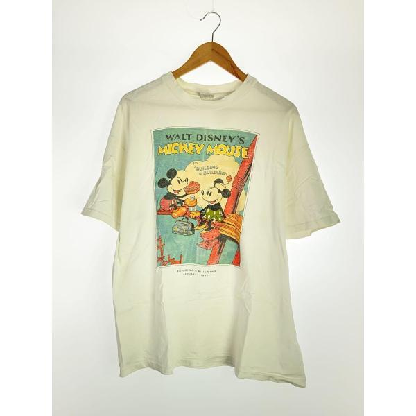 Disney◆Tシャツ/--/コットン/WHT/90s/WALT DISNEYS MICKEY HO...