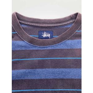 STUSSY◆Tシャツ/L/コットン/NVY/...の詳細画像4