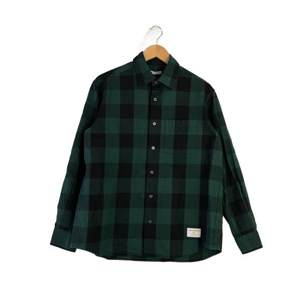 uniform experiment◆長袖シャツ/1/コットン/GRN/チェック/UE-250097...