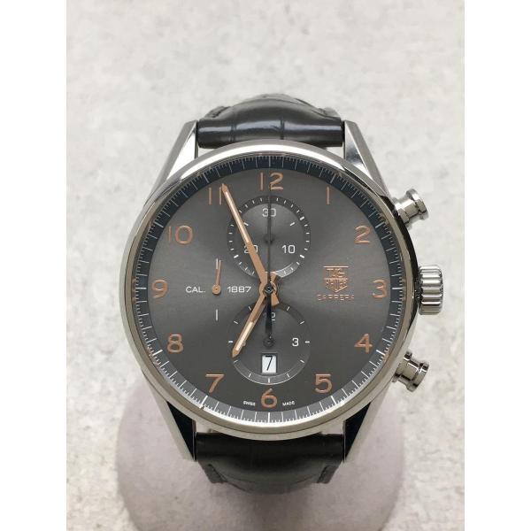 TAGHeuer◆カレラ_エレガンス_クロノグラフ_キャリバー1887_AT_SS/レザー_43mm...