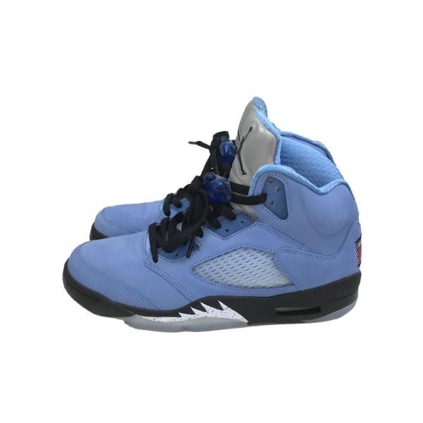 NIKE◆Air Jordan 5 Retro SE University Blue/27cm/DV...