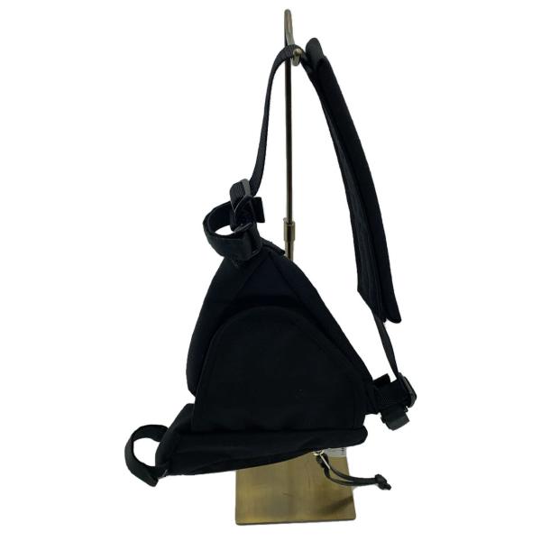 AURALEE◆NYLON SADDLE BAG/ショルダーバッグ/ナイロン/BLK//