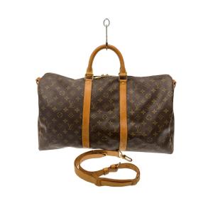 LOUIS VUITTON◆キーポル・バンドリエール50_モノグラム・キャンバス_BRW/PVC/BRW｜ssol-shopping