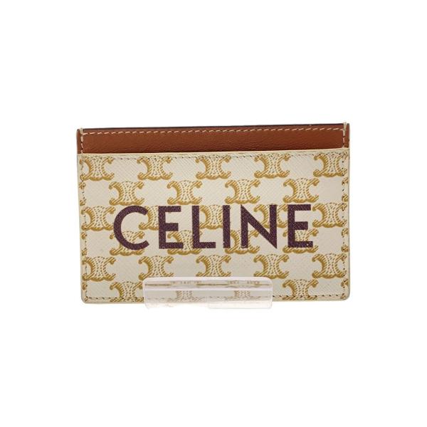 CELINE◆カードケース/PVC/BRW/総柄/レディース