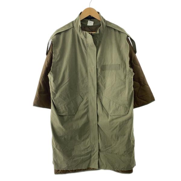 JEANASIS◆コート/FREE/ナイロン/KHK/無地/JS071422MW