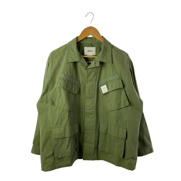 WTAPS◆ミリタリージャケット/2/コットン/KHK/231WVDT-SHM04