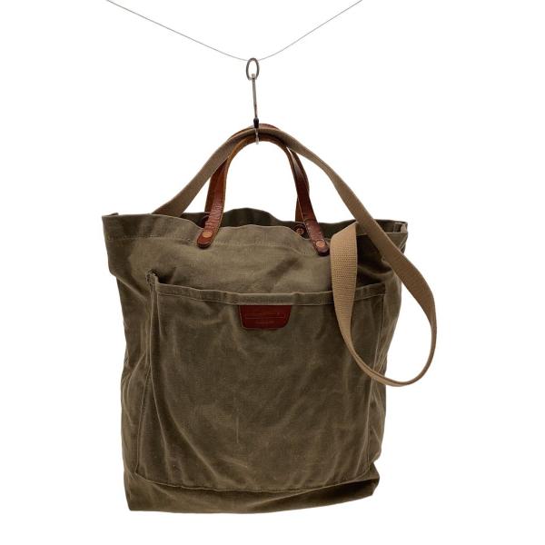 BRADLEY MOUNTAIN/2WAYトートバッグ/18ozワックスドキャンバス/チャコールグレ...